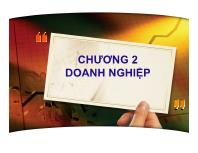 Bài giảng Chương 2: Doanh nghiệp