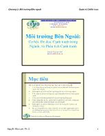 Bài giảng Chương 2: Môi trường Bên ngoài