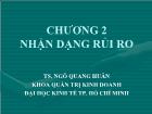 Bài giảng Chương 2: Nhận dạng rủi ro