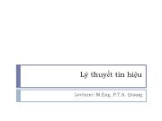 Bài giảng Chương 3: Biểu diễn chuỗi Fourier cho tín hiệu tuần hoàn