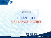 Bài giảng Chương 3: Chiến lược cấp doanh nghiệp