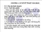 Bài giảng Chương 3: Cơ sở kỹ thuật của quy hoạch lâm nghiệp