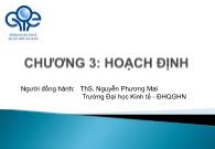 Bài giảng Chương 3: Hoạch định (tiếp)