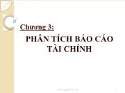 Bài giảng Chương 3: Phân tích Báo cáo tài chính (tiếp)