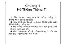 Bài giảng Chương 4: Hệ thống thông tin