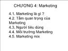 Bài giảng Chương 4: Marketing (tiếp)