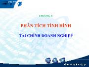 Bài giảng Chương 5: Phân tích tình hình tài chính doanh nghiệp (tiếp)