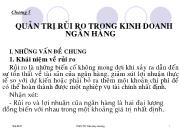 Bài giảng Chương 5: Quản trị rủi ro trong kinh doanh ngân hàng