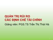 Bài giảng Chương 5: Rủi ro thanh khoản