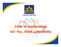 Bài giảng Chương 5: Thị trường tài chính - Trần Linh Đăng