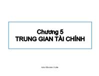 Bài giảng Chương 5: Trung gian tài chính