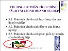 Bài giảng Chương III: Phân tích chính sách tài chính doanh nghiệp