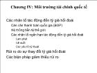 Bài giảng Chương IV: Môi trường tài chính quốc tế