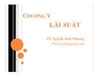 Bài giảng Chương V: Lãi suất