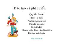 Bài giảng Đào tạo và phát triển (tiếp theo)