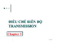 Bài giảng Điều chế biên độ transmission