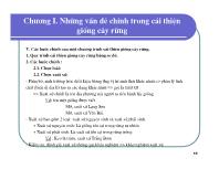 Bài giảng Điều tra rừng - Chương I: Những vấn đề chính trong cải thiện giống cây rừng