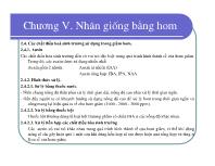 Bài giảng Điều tra rừng - Chương V: Nhân giống bằng hom