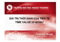 Bài giảng Giá trị thời gian của tiền tệ time value of money (tiếp)