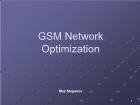 Bài giảng GSM Network Optimization