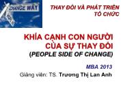 Bài giảng Khía cạnh con người của sự thay đổi (people side of change)