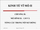 Bài giảng Kinh tế lượng - Chương II: Mô hình IS – LM và tổng cầu trong nền kt đóng