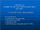 Bài giảng Kinh tế lượng - Chương VI: Nghiệp vụ mua bán những hàng hoá đặc biệt