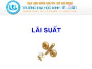 Bài giảng Lãi suất (tiết 2)