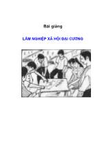 Bài giảng Lâm nghiệp xã hội đại cương