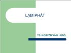 Bài giảng Lạm phát - Nguyễn Vĩnh Hùng