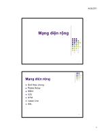 Bài giảng Mạng diện rộng