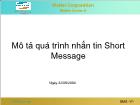 Bài giảng Mô tả quá trình nhắn tin Short Message