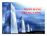 Bài giảng Ngân hàng trung ương (tiếp theo)