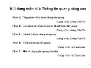 Bài giảng Phần 2: Các phần tử cơ bản trong kỹ thuật thông tin quang