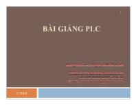 Bài giảng PLC