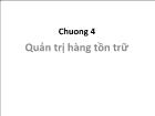 Bài giảng Quản trị hàng tồn trữ