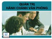 Bài giảng Quản trị hành chánh văn phòng (tiếp theo)