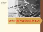 Bài giảng Quản trị nguồn nhân lực (tiết 2)