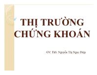 Bài giảng Thị trường chứng khoán