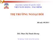 Bài giảng Thị trường ngoại hối (tiết 1)