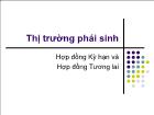 Bài giảng Thị trường phái sinh (tiếp)