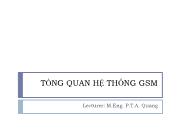 Bài giảng Tổng quan hệ thống gsm