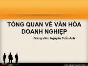 Bài giảng Tổng quan về văn hóa doanh nghiệp