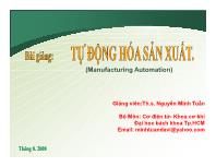 Bài giảng Tự dộng hóa sản xuất