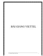 Bài giảng viettel