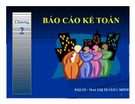 Báo cáo kế toán