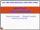 Báo cáo Tiểu luận enum - Nguyễn Trung Kiên