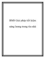 BMS Giải pháp tiết kiệm năng lượng trong tòa nhà