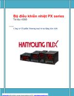 Bộ điều khiển nhiệt PX series