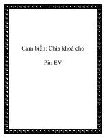 Cảm biến: Chìa khoá cho Pin EV